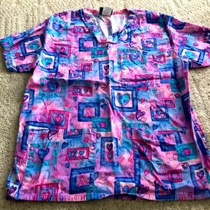 Comfy cotton scrub top